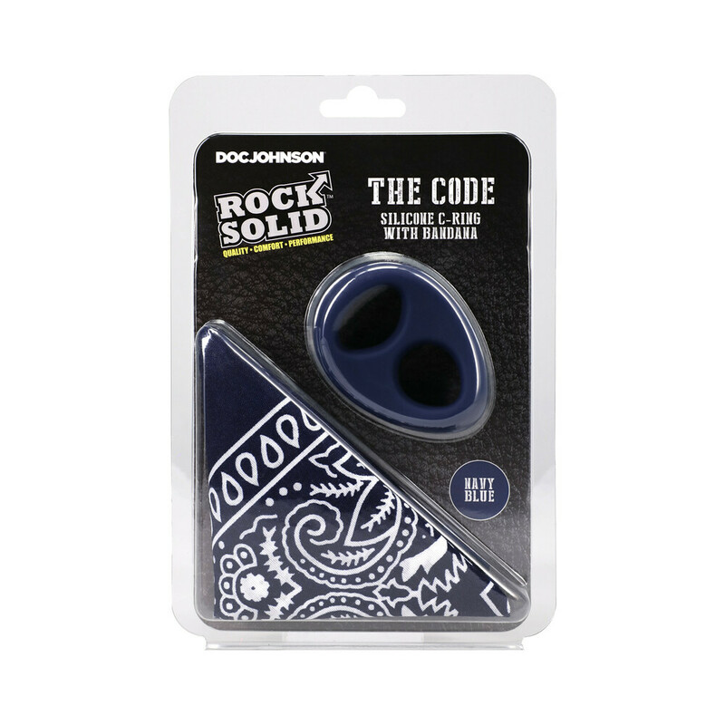 Rock Solid The Code C-Ring Bandana NvyBk