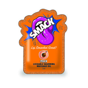 Smack Lickable Massage Oil 3ml Peach