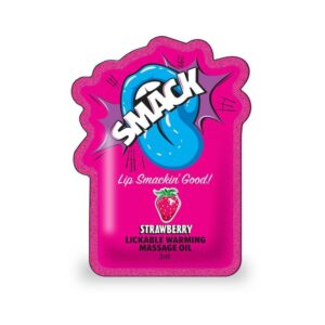 Smack Lickable Massage Oil 3ml Strawb