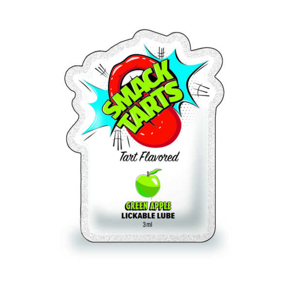 Smack Tarts Lickable Lube SourGrnApp 3ml