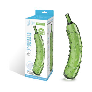 Glas Caressing Cucumber 8.25in Dildo