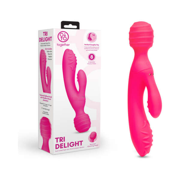 Tri Delight Triple Wand with Rabbit