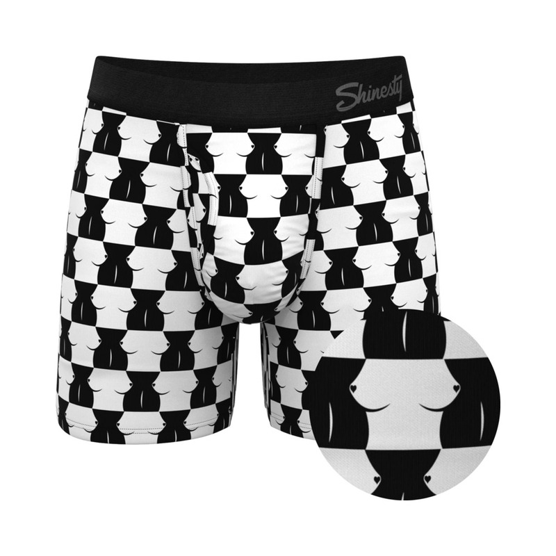 The Chest Mate Checkered Underwear XL