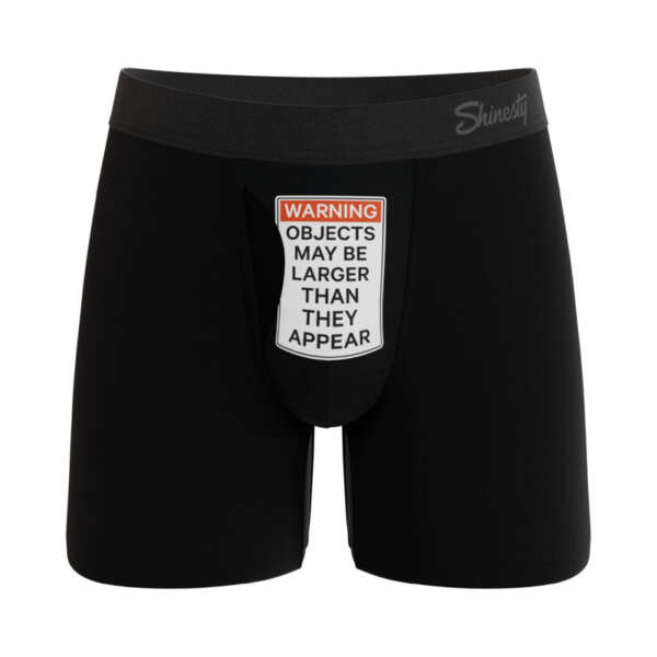 The Rear View Size Warning Underwear 2X