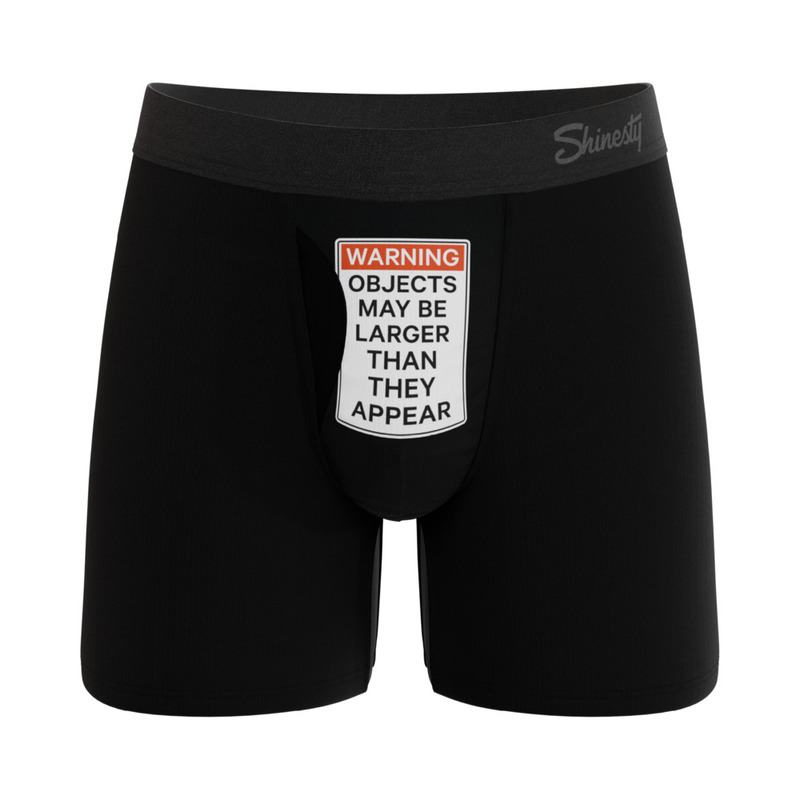 The Rear View Size Warning Underwear 2X