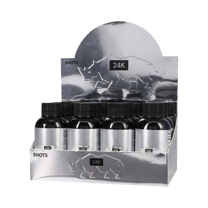 Rhino 24K Liquid Shots 2oz Bottles 12/DP