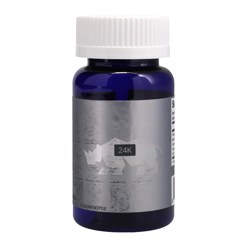 Rhino Platinum 24K 6 Count Bottle