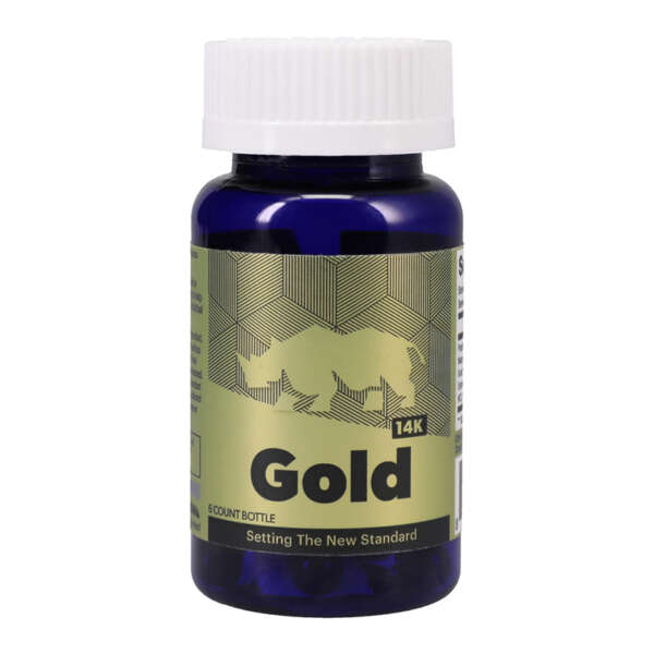 Rhino Gold 14k 6 Count Bottle