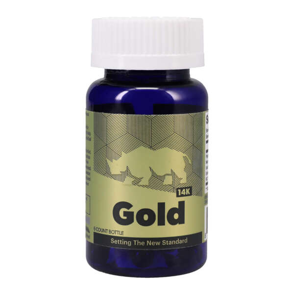 Rhino Gold  14k 6 Count Bottle