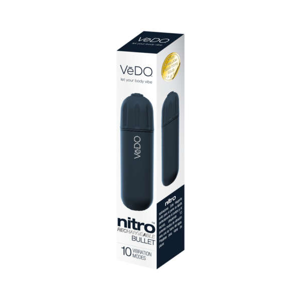 VeDO Nitro Rechargeable Bullet Vibe Blac