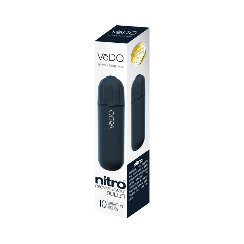 VeDO Nitro Rechargeable Bullet Vibe Blac