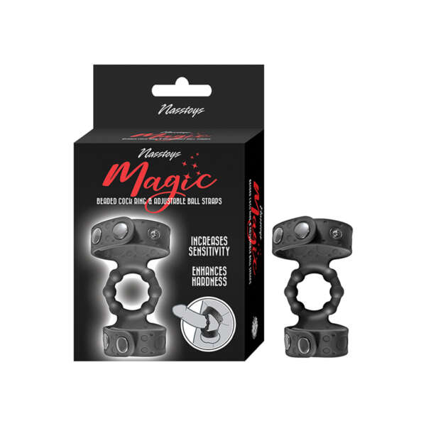 Magic Beaded CR&Adjustable Ball Strap Bk