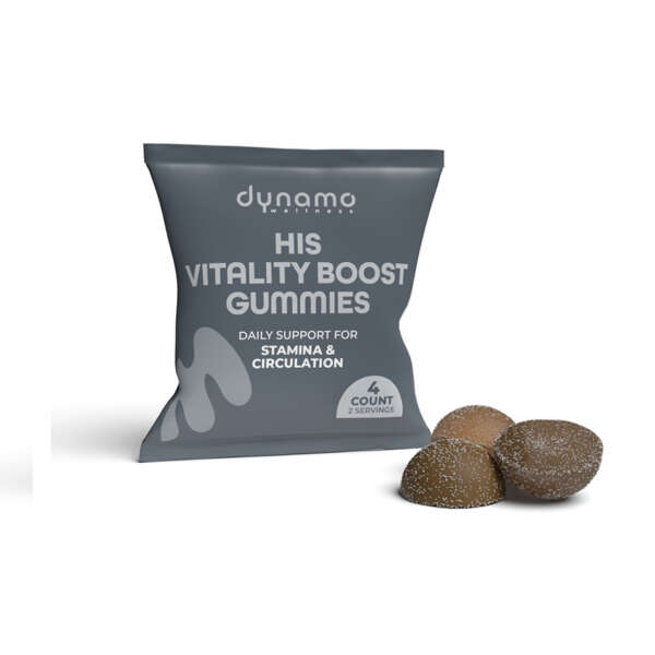 His Vitality Boost Gummies 2pk Foil