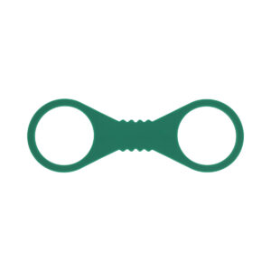 SS S&M Indica Large Silicone Cuffs