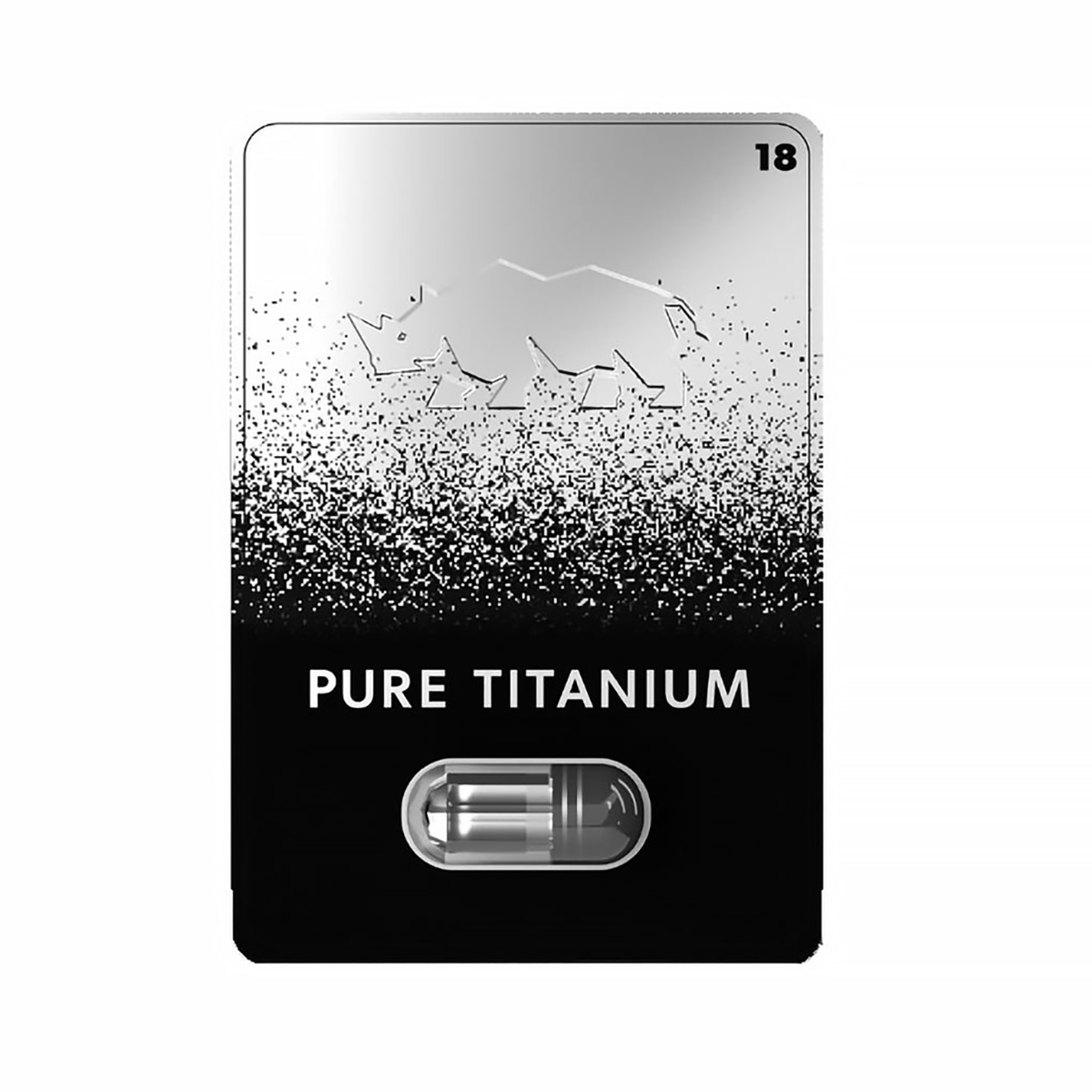 Rhino Pure Titanium Capsule 1ct