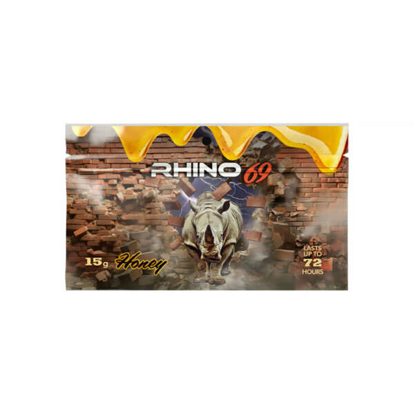 Rhino 69 Honey  1ct Pouch