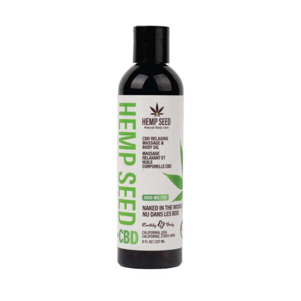 EB Relaxing Massage Oil Naked/Woods 8oz