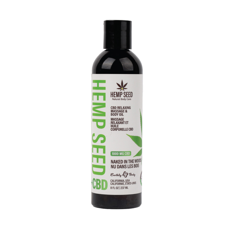 EB Relaxing Massage Oil Naked/Woods 8oz