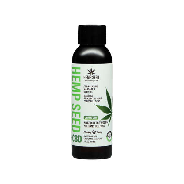 EB Relaxing Massage Oil Naked/Woods 2oz