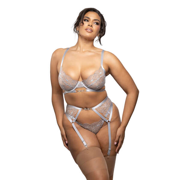 FL Radiance Diamond BraGarter&Panty 1X2X