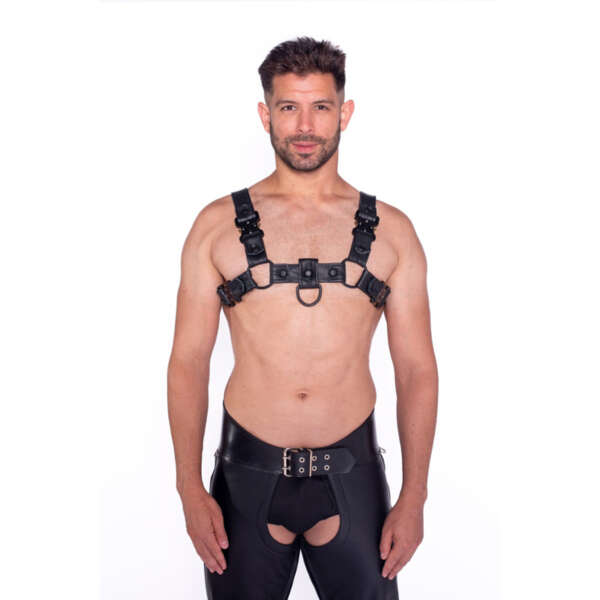 Prowler RED Bull Harness Blk w/Metal L