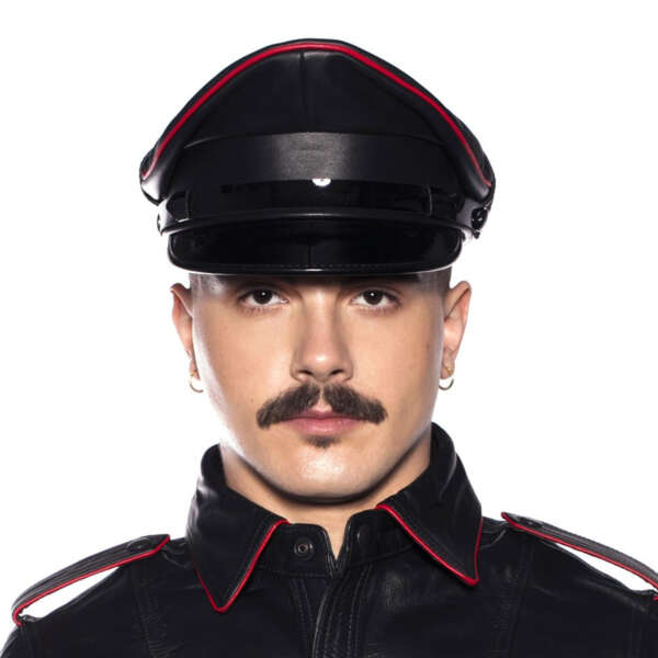 Prowler RED Military Cap Blk/Red 61cm XL