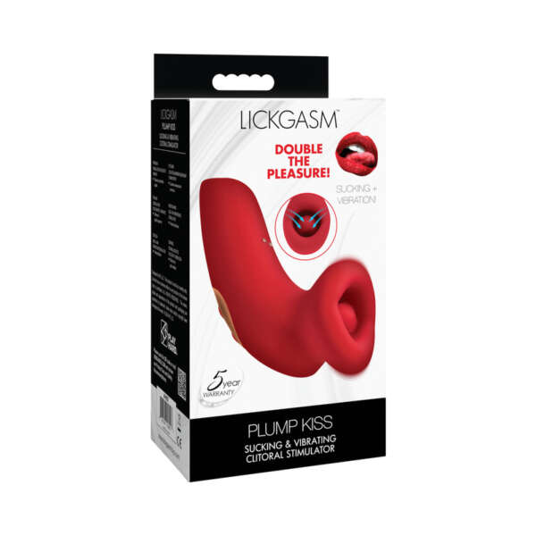 Lickgasm Plump Kiss Suck&Vib Clit Stim