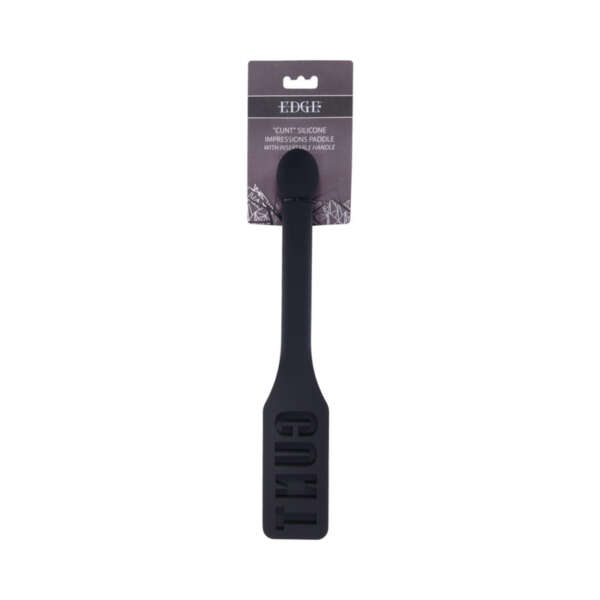 SS Edge CUNT Silicone Paddle