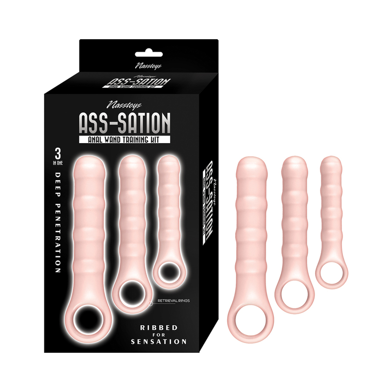 Ass-Sation Anal Wand Training Kit White