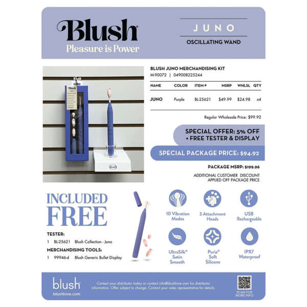 Blush Juno Merchandising Kit