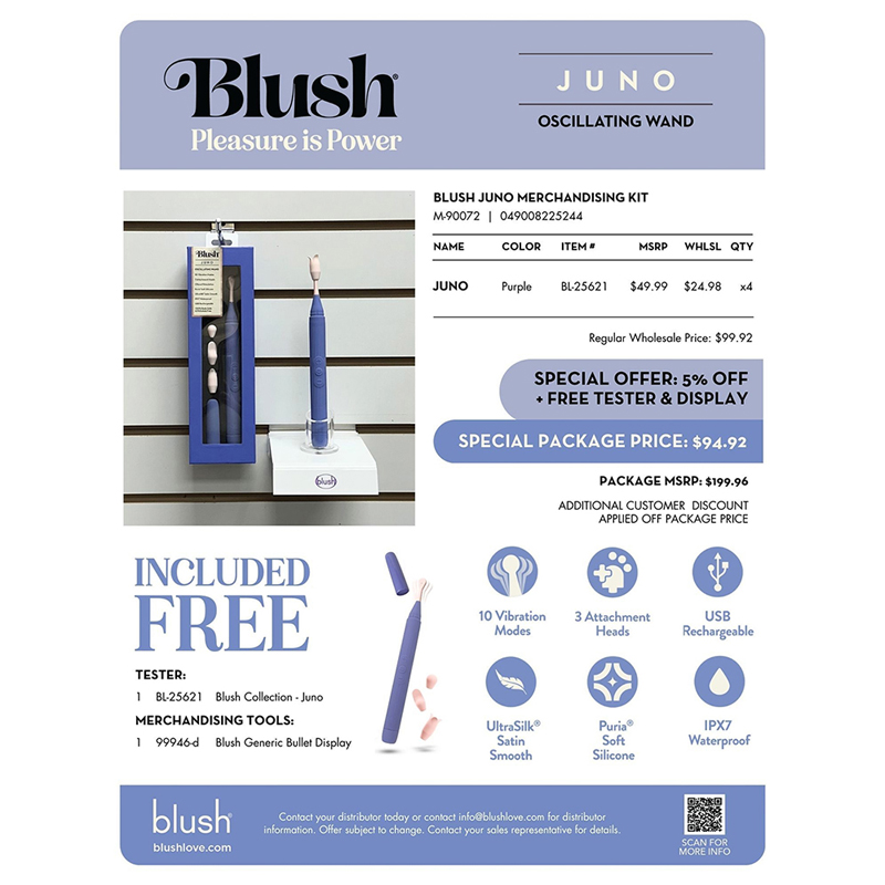 Blush Juno Merchandising Kit