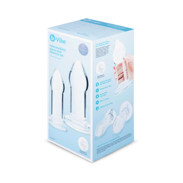 b-Vibe Intermediate Glass Dilators Set