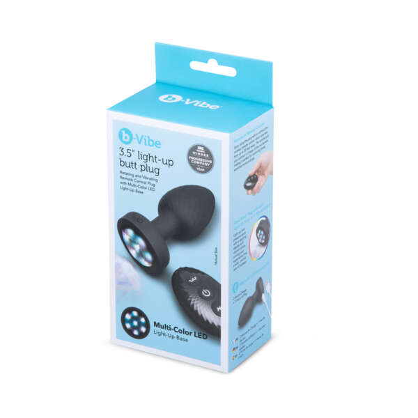 b-Vibe 3.5 in. Light-Up Butt Plug