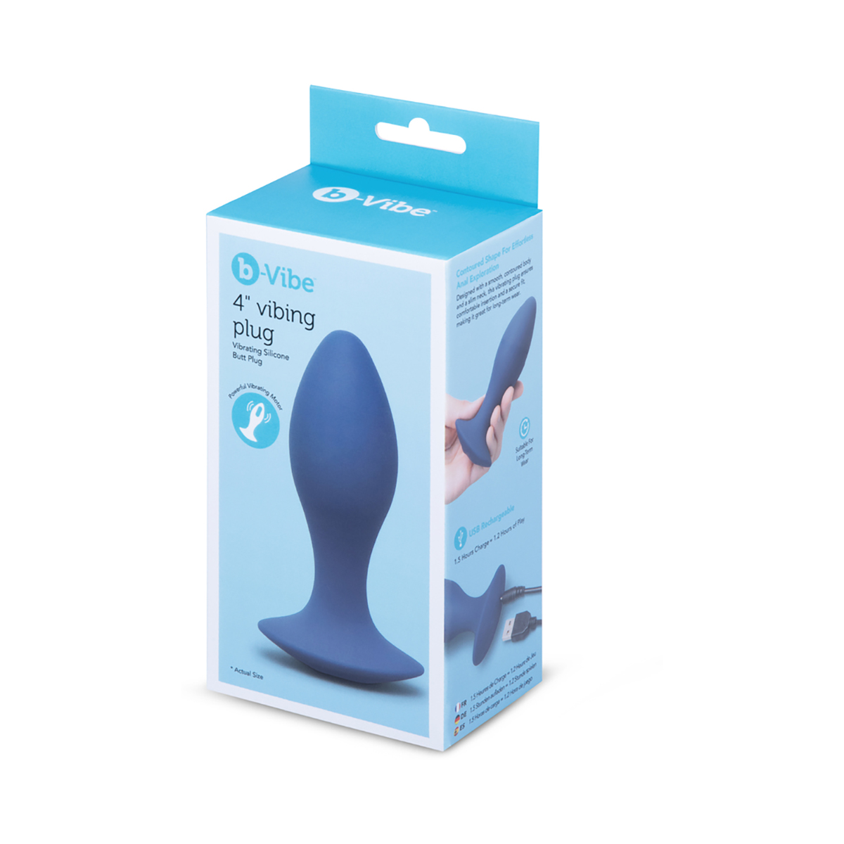 b-Vibe 4 in. Vibing Plug