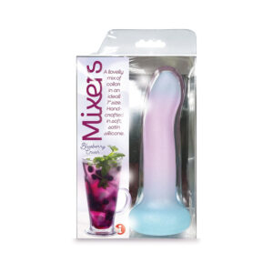 Mixers 8in Sili Dildo Blueberry Crush
