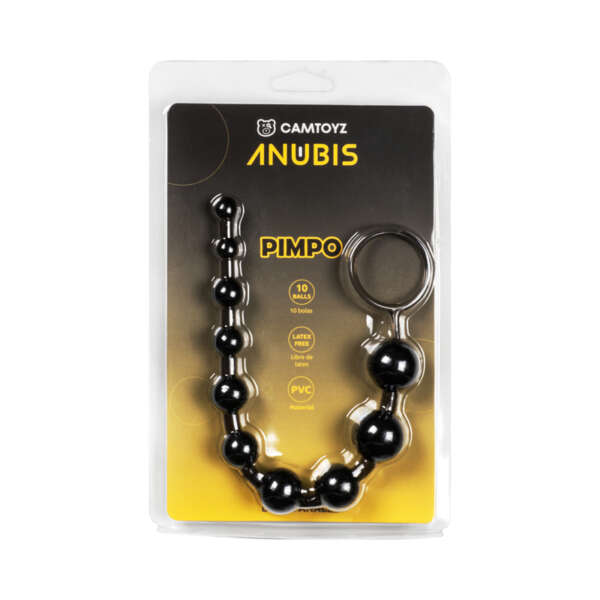Camtoyz Black Pimpo Anal Beads