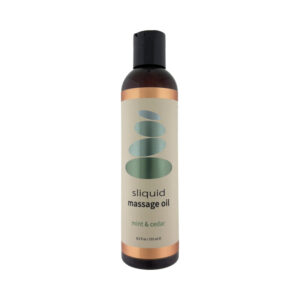 Sliquid Massage Oil Cedar Mint 8.5oz