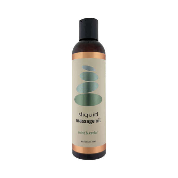 Sliquid Massage Oil Cedar Mint 8.5oz
