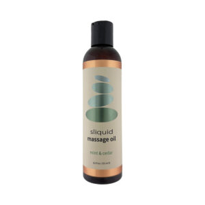 Sliquid Massage Oil Mint & Cedar 8.5 oz.