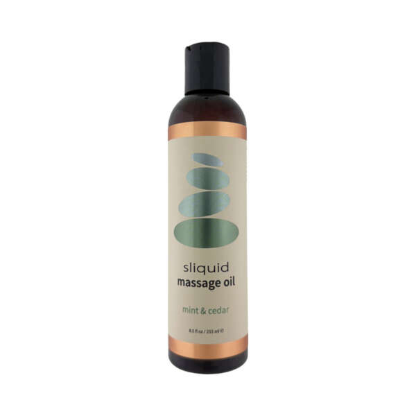 Sliquid Massage Oil Mint & Cedar 8.5 oz.