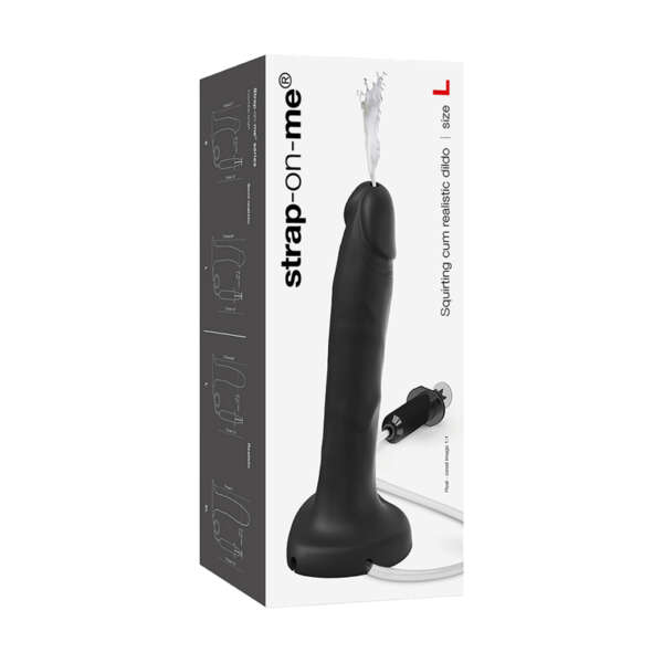 Strap-On-Me Squirting Cum Dildo Rea L Bk