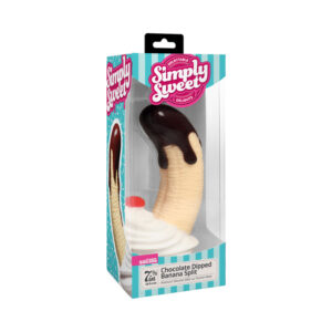 Simply Sweet Choc Dip Banana Split Dildo