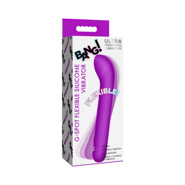 BANG! G-Spot Flexible Sili Vibrator Purp