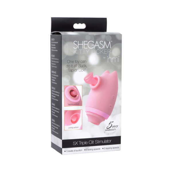 Shegasm Kitty Licker 5X 3-in-1 Clit Stim