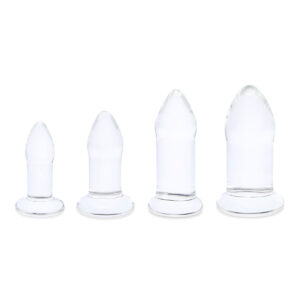 B-Vibe Glass Anal Dilators Set