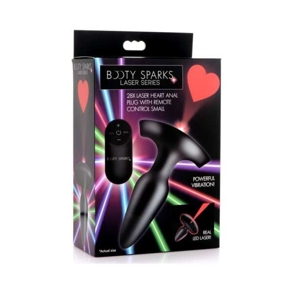 Booty Sparks Laser Remote Plug Small