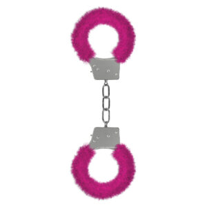 Shots Ouch! Beginner's Furry Handcuffs - Pink