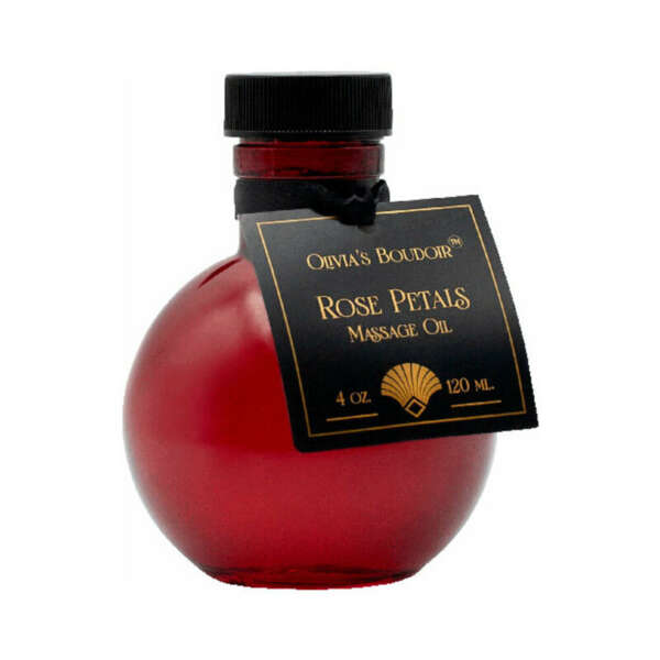 Olivia's Boudoir Massage Oil Rose 4oz