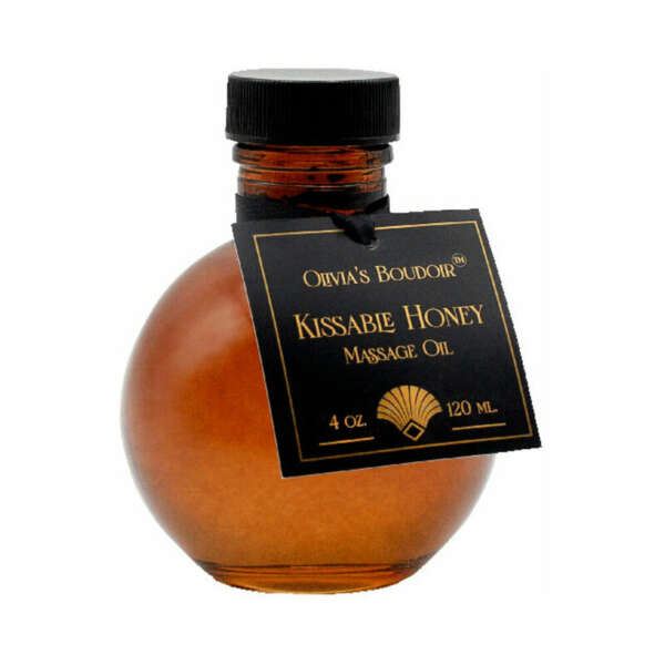 Olivia's Boudoir Kissable Oil Honey 4oz