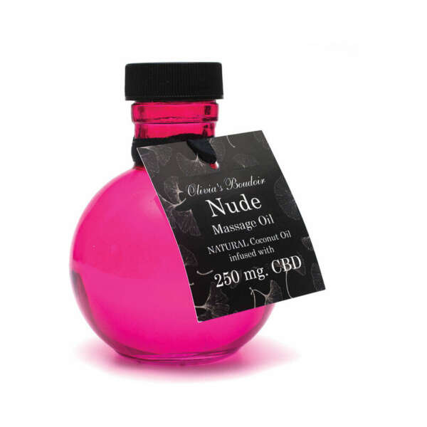 Olivia's Boudoir CBD MassageOil Nude 4oz